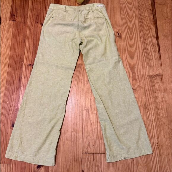 Pilcro and the Letterpress PILCRO Linen Blend Pants No 06 Light Green - Picture 12 of 12